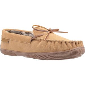 Hush Puppies Heren Ace Slip On Leren Slipper (Tan)