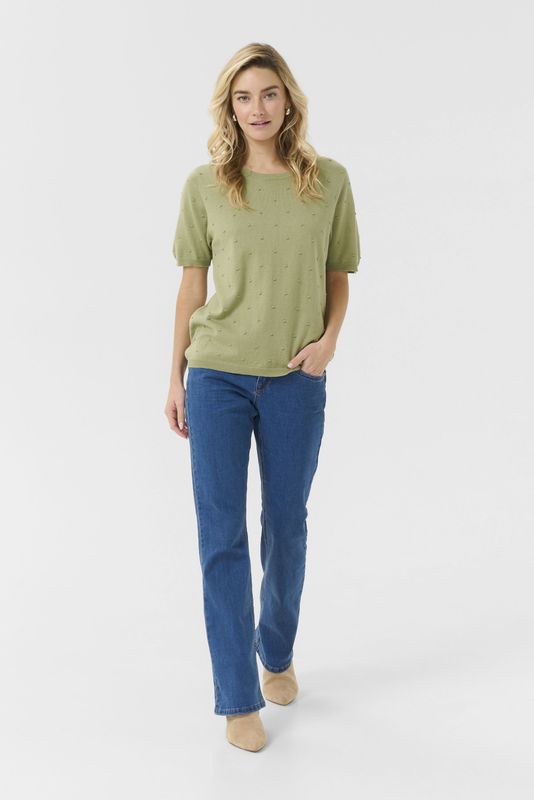 Pullover Straight fit green