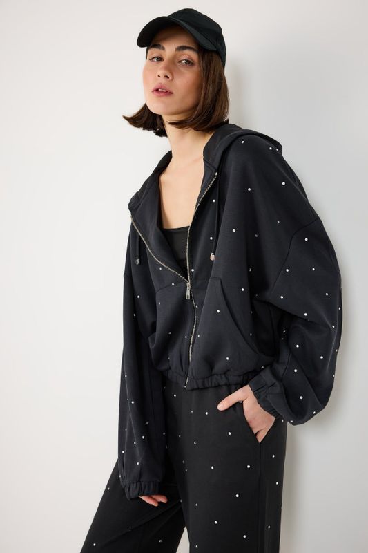 No Matter What Sweatshirt  zwart / zilver