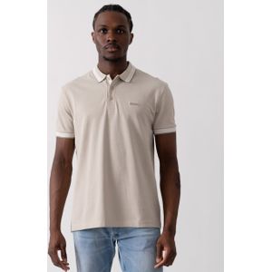 Men's Boss Cotton PiquÃ© Paddy Polo Shirt in Beige