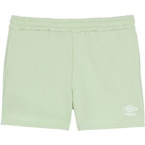 Umbro Dames/Dames Core Sweat Shorts (Subtiel groen/wit)
