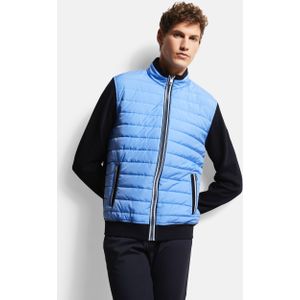 Bugatti Herren Sweatjack met kruissteek