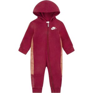 Nike Baby Swoosh Hooded Taped Bodysuit (Rood)