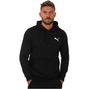 Puma Essentials hoodie met klein logo voor heren, zwart