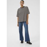 Kaffe Sweatshirt 'KA Lora'  zwart / wit