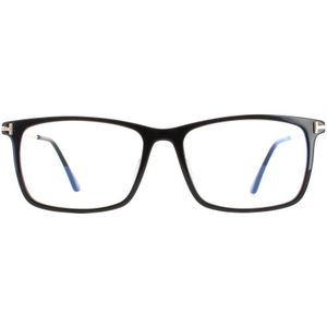 Tom Fordbril frames FT5758FB 001 Glanzende zwarte mannen
