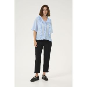 KAFFE - Ninna - Damesblouse - Lange Mouwen - Ronde Hals