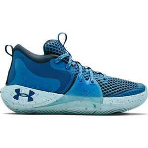 Under Armour GS Embiid 1 Kids Blauw Basketbalschoenen