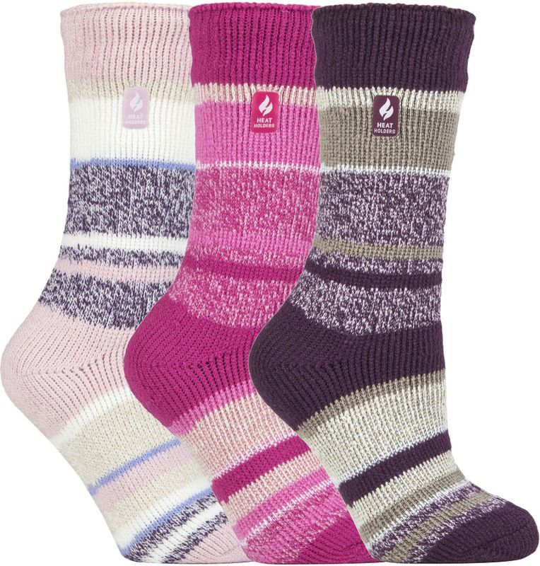 Heat Holders - Thermosokken - Zwart - Dikke Gelaagde Binnenvoering - 3 Paar