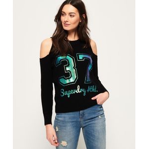 Superdry Beach Club Cold Shoulder-trui - Dames - Maat 38