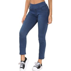 Enzo | Jeans met bredere taille voor dames - Blauw