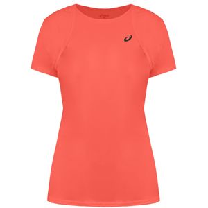 Asics - Korte Mouw Crew Neck - T-shirt - Oranje - Dames