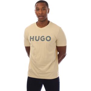 Hugo Heren Dulivio Logo T-Shirt (Beige)