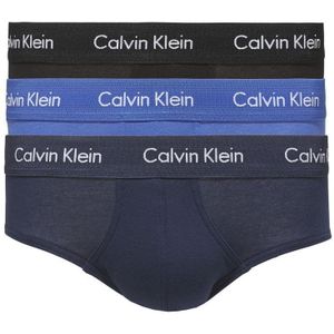 Calvin Klein 3P Hip Kort Ondergoed - Maat S