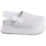 Platform Houten Klomp Lilac Slingback