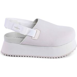Platform Houten Klomp Lilac Slingback