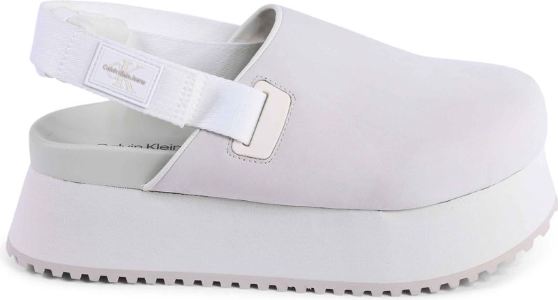 Platform Houten Klomp Lilac Slingback