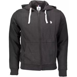 U.s. Polo Assn. - Premium Sweatshirt - Zwart - 100% Katoen - Met Capuchon