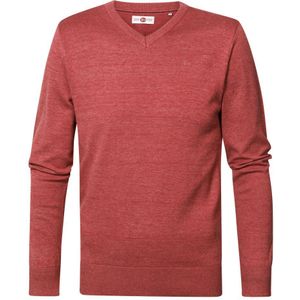 Petrol Industries - Jongens Fijngebreide Pullover - Rood - Maat S