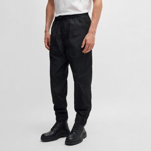 Heren Boss Sracky2 Relaxed-Fit Broek in Zwart