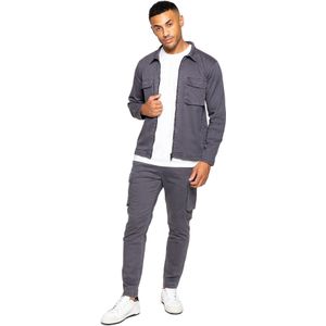 Enzo - Cargo Tracksuit Set - Grijs - Heren