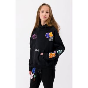 Black Bananas JR Bomb Hoodie In Zwart - Maat 14J / 164cm