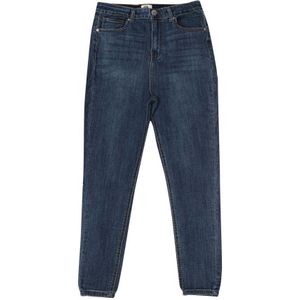Just Organic Isla skinny jeans met halfhoge taille voor dames, denim