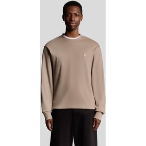 Lyle & Scott Heavyweight Crew Neck Sweatshirt - Beige
