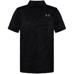 Under Armour - Playoff - Poloshirt - Zwart - Korte Mouw - Kinder