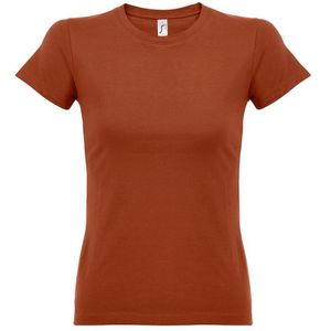 SOLS Dames/dames Imperial Heavy Short Sleeve T-Shirt (Terracotta) - Maat XL