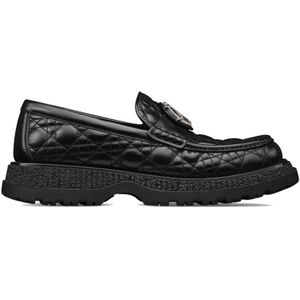 Dior - Loafers - Kumo Cannage - Leer - Ronde Neus - Messing Gesp