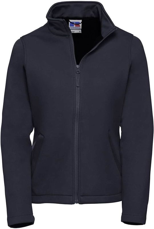Russell - Dames Slimme Softshell-jasje - Franse Marine - 100% Polyester