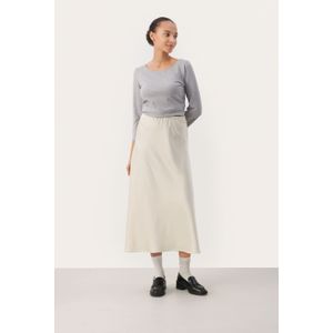 Rok A-shape Oatmeal beige