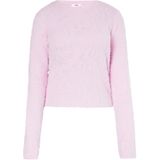 Mymo - Jumper - Roze - Jacquardtrui - Lange Mouwen - Ronde Hals