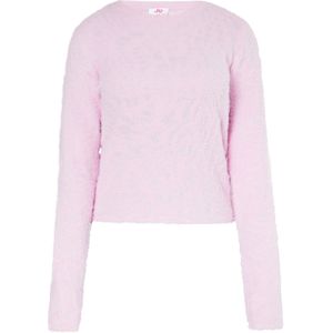 Mymo - Jumper - Roze - Jacquardtrui - Lange Mouwen - Ronde Hals