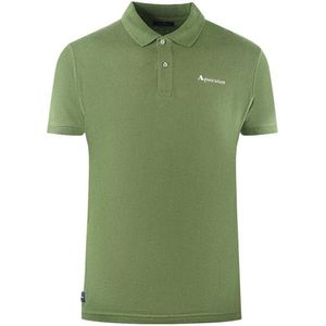 Aquascutum Unisex Volwassen Effen Logo Polo Shirt (Legergroen)