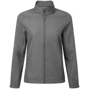 Premier Dames/Dames Windchecker Soft Shell Jacket (Donkergrijs) - Maat XL