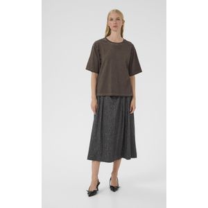 Karen by Simonsen - Kbbecilla Tee - T-shirt - Bruin - 100% Katoen