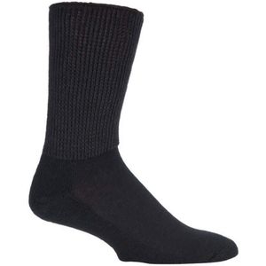 IOMI - Diabetische Sokken - Zwart - 3 Paar - Voor Gezwollen Benen