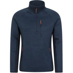 Mountain Warehouse Heren Treston Fleece Top (Marine)