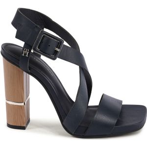 Kruisband Blokhak Sandalen