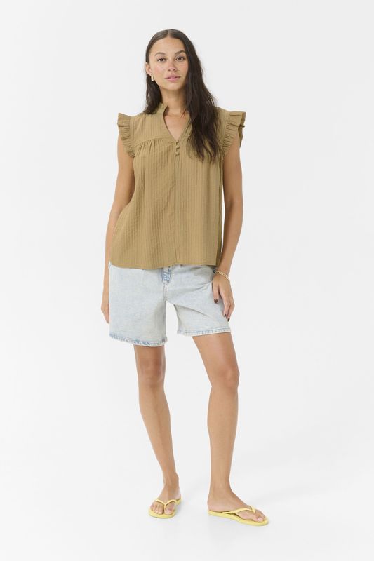 Kaffe - Liany Via - Blouse - Champagne