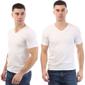 Heren Boss 2 pak Spirit T-shirts in wit