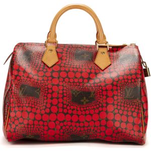 Ltd. Ed. Yayoi Kusama Infinity Dots Speedy 30 Handtas