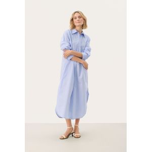 Part Two - Blauwe Overhemdjurk - Katoen - Tinella PW DR Brunnera