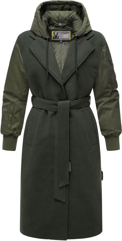 Marikoo - Yuikoo - Gewatteerde Jas - Dames - Lange Jas - Met Capuchon