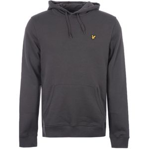 Lyle & Scott hoodie van biologisch katoen - Gunmetal