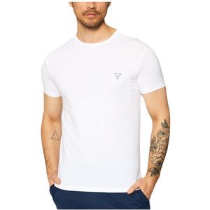 Guess Heren-T-shirts Met Rundhalse Sausschnitt En Kurzen-artikelen In 2er-pack - Maat L