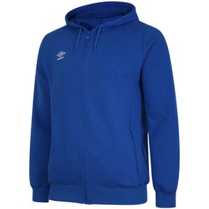 Umbro Heren Club Leisure Full Zip Hoodie (Koningsblauw/Wit)