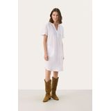 Part Two - Witte Jurk - Korte Mouwen - Linnen - Dames